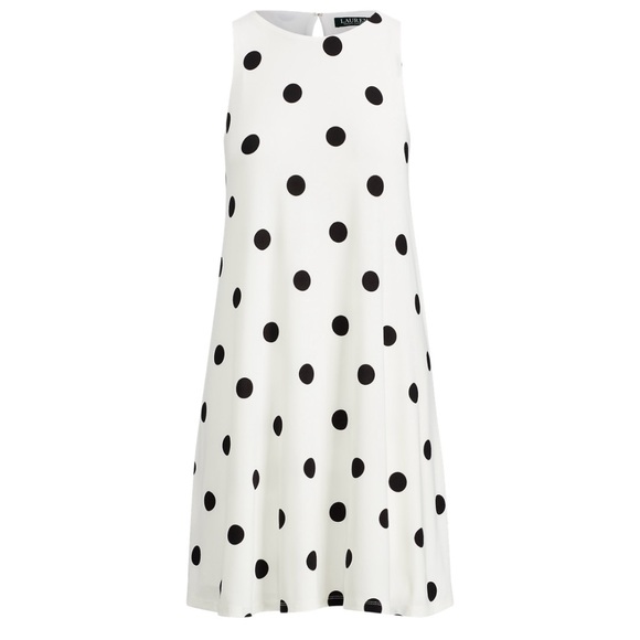 NWT Ann Taylor Sleeveless A-line Polka Dots Dress - Picture 6 of 15